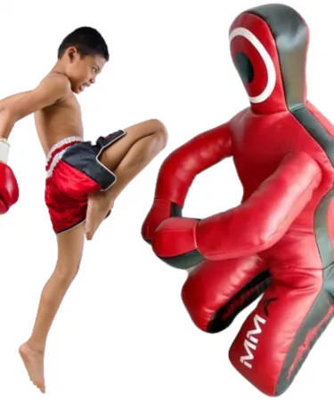 Fighting Judo Karate Kicking Dummies- Mixed Martial Arts, Wrestling Punching Grappling Dummy for Adults & Kids - Sale Clearance - Unfilled
