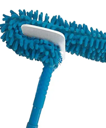 Khareedo Flexible Microfiber Fan Duster with Telescopic Stainless Steel Handle for Ceiling Fan, Car, AC & Multi-Purpose Cleaning