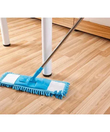 Khareedo Microfiber Flat Mop Wet Dry Floor Cleaner with Telescopic Handle for All Surfaces | Home Cleaning Supply Pakistan