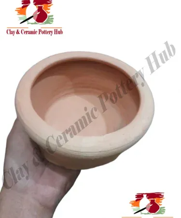 Pure Clay Pet Feeding and Drinking Pot for Cats, Dogs, and Birds - Natural Water Cooler Feeder