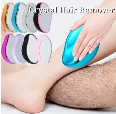 Painless Crystal Hair Remover, Nano Glass Body Hair Eraser, Physical Hair Removal Tool, Reusable Epilator for Smooth Skin