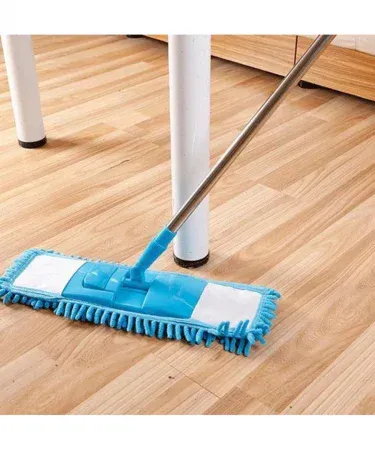 Khareedo Microfiber Flat Mop Wet Dry Floor Cleaner with Telescopic Handle for All Surfaces | Home Cleaning Supply Pakistan