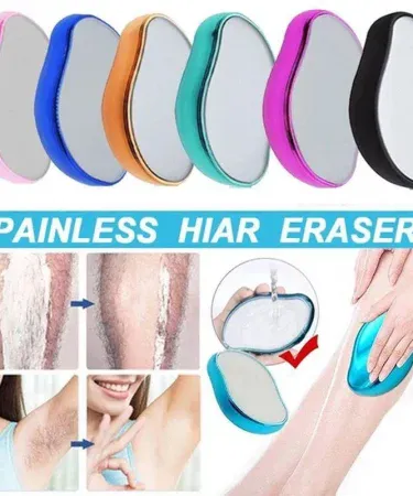 Painless Crystal Hair Remover, Nano Glass Body Hair Eraser, Physical Hair Removal Tool, Reusable Epilator for Smooth Skin