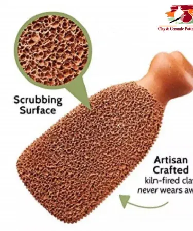 Pack of 2 double sided pumice stones for feet, hand made foot scrubbers, callus removers, foot files for exfoliating hard dry dead skin on heels and feet, showing both scrubbing surfaces.