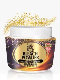 Golden Girl Soft Touch Mild Bleach Powder 500gm jar for face and body bleaching and skin polishing, suitable for all skin types, available on Khareedo Pakistan.
