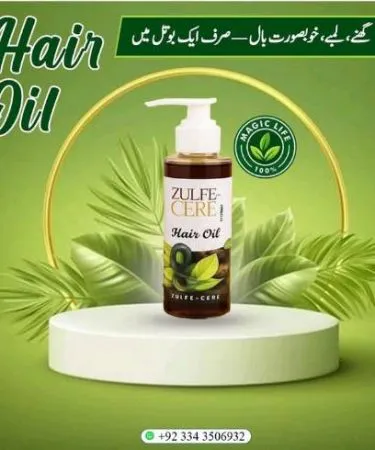 Zulf-e-Care Shampoo bottle for long, dense, anti-hair fall, shiny, and soft hair in Pakistan, available on Khareedo & Kharedo with Check on Delivery.