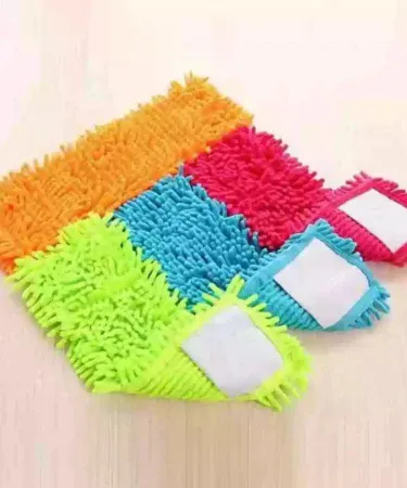 Premium Microfibre Mop Refill and Dry Mop Pad (44x13cm) for floor cleaning, highly absorbent, washable, and universal fit, available at Khareedo|Kharedo Pakistan