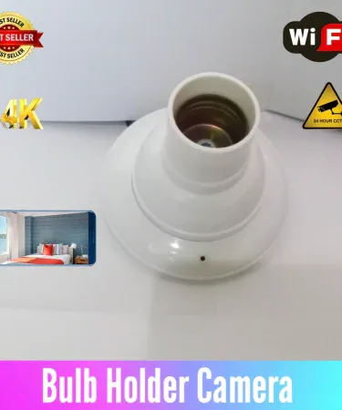 **Bulb Holder CCTV Camera 1080P HD WiFi Smart Wireless Cam with Night Vision & Motion Detection for Home Security in Pakistan