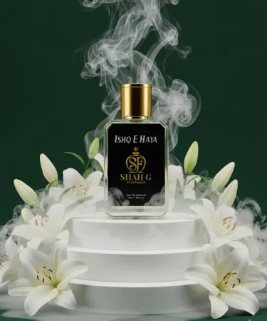 Ishq-E-Haya by Shah G Fragrance long-lasting premium perfume for women, elegant pink bottle with soft romantic floral scent, ideal gift for graceful women in Pakistan with check on delivery service.