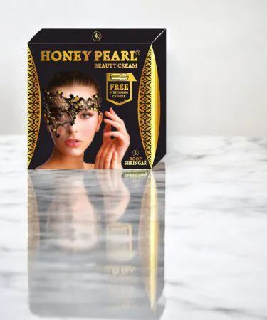 Honey Pearl Beauty Cream with Free Whiteness Capsule for radiant, glowing, and brighter skin in Pakistan