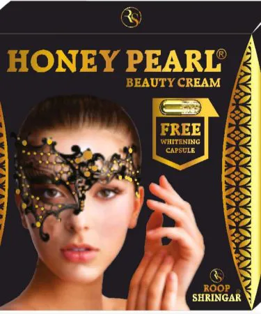 Honey Pearl Beauty Cream with Free Whiteness Capsule for radiant, glowing, and brighter skin in Pakistan