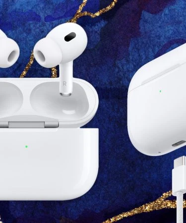 Apple AirPods Pro 2 wireless noise cancelling earbuds with charging case for iPhone users in Pakistan.