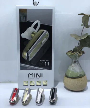 M11 Bluetooth Earphone V5.0+EDR | M11 mini Wireless Earbud | Single Bluetooth Handfree with charging cable | Water Resistant Headset in Pakistan