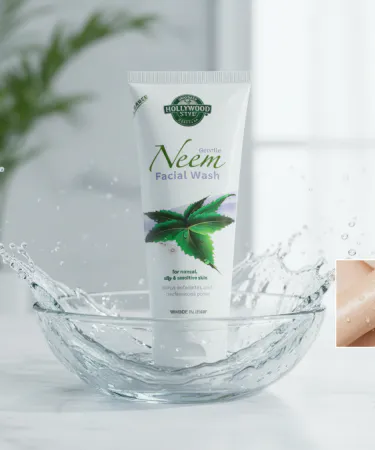 ** Hollywood Style Neem Facial Facewash | Gentle Cleanser for Clear Skin | Buy Online Khareedo Pakistan