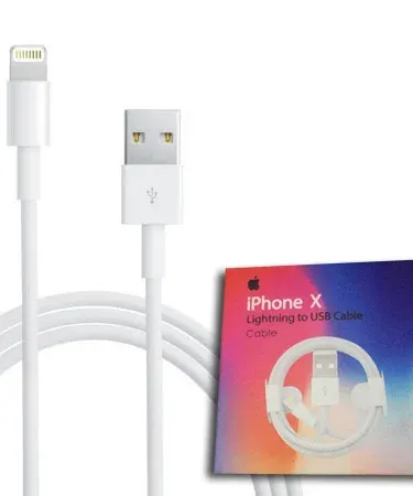 Apple Lightning Cable Foxcon for iPhone iPad - High-Quality Charging & Data Sync Cable