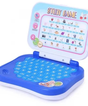 Disney Frozen Learning Laptop with Elsa and Anna characters, displaying ABCs mode, on a white background.
