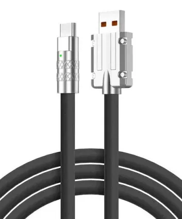 High quality universal Type C charging and data cable with durable material and sleek design, random color