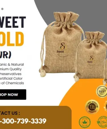 Sweet Gold Organic Jaggery Powder and Cubes - Pure Desi Gurr, Natural & Healthy Unrefined Cane Sugar