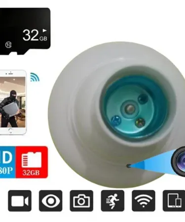 Wireless WiFi Spy Camera 1080P HD Holder CCTV 2025 | Discreet Security Camera for Home & Office | Khareedo Pakistan