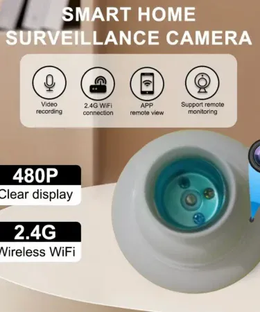 Wireless WiFi Spy Camera 1080P HD Holder CCTV 2025 | Discreet Security Camera for Home & Office | Khareedo Pakistan