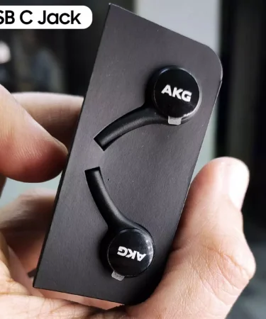 AKG Tuned USB-C Earphones with Deep Bass, Built-in Mic, and Volume Control for premium audio experience on Type-C devices