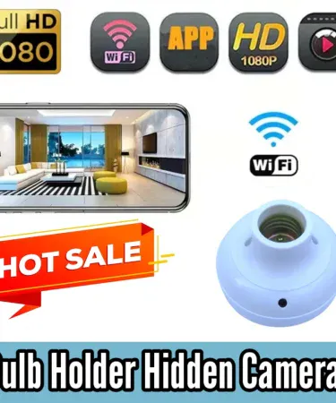 Abulb Holder WiFi Camera 1080p Full HD Wireless IP Camera for home security and surveillance in Pakistan