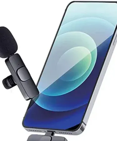 K8 Wireless Microphone for Type C devices, plug and play single mic 2025 model, ideal for vlogging, content creation, and online meetings in Pakistan