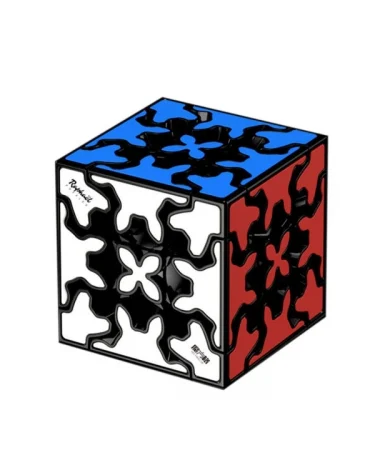 Qiyi Gear Cube 3x3 Stickerless Smooth Cube - Enhances Memory & Brainpower with Unique Gear System - Khareedo Pakistan