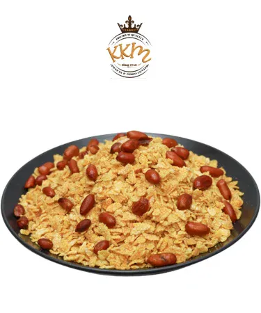 KKM Namkeen Chewra - Savory Spicy Puffed Rice Mix - Crispy and Flavorful Desi Snack - Traditional Pakistani Chewra