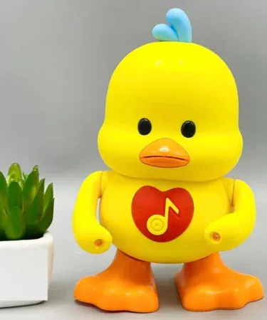 Dancing Duck Musical LED Toy for toddlers and crawling babies, an early educational toy with lights and music.