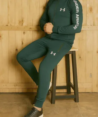 SA Garments Winter Under Armour Style Jacket Track Suit for men and women, imported polyester fleece fabric, ideal for cold weather activewear and casual wear.