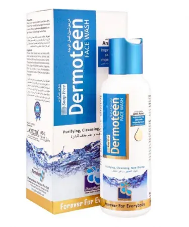 Dermoteen Anti-Acne Purifying Face Wash 100ml with blue cap | Soap-Free Cleanser for all skin types Pakistan