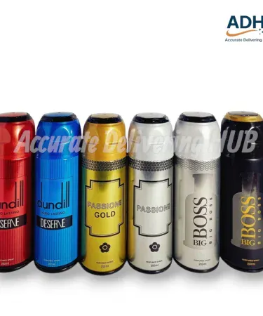 Dundill Passionate Bigg Boss 200ml perfumed body spray gift pack for men and women, long-lasting high quality fragrance set for weddings and executive gifts with multiple bottles.