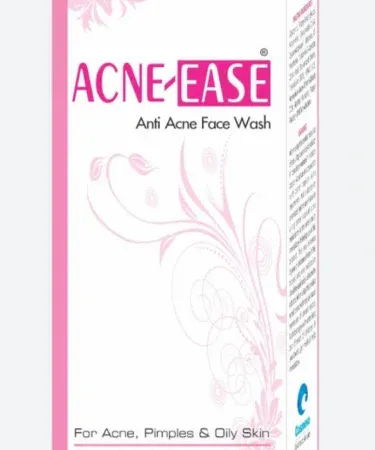 ACNE-EASE Anti Acne Face Wash with Tea Tree Oil and Salicylic Acid, 100ml bottle, designed for oily and pimple-prone skin, gentle cleansing solution.