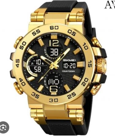 SKMEI Original Digital Analog Watch for Men - Water Resistant and Durable Sporty Look