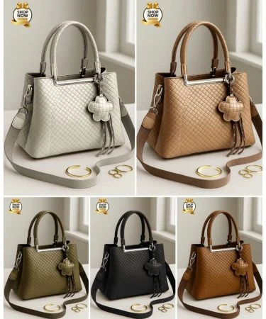 High Quality Rexine Shoulder Bag for Girls, medium size, in a stylish design with a smooth finish. Perfect for carrying mobile and daily essentials.