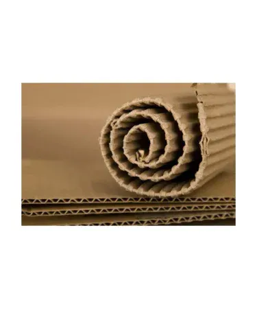 Brown Corrugated Wrapping Paper Roll 32 feet length 28 inch height for fragile item packing and shipping