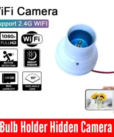 Smart Bulb Holder WiFi CCTV Camera HD 1080P/720P (2025 Model) for Intelligent Home Security with Mobile Remote Monitoring - Khareedo/Kharedo Pakistan