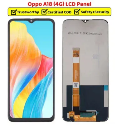 Original Oppo A18 4G LCD Panel replacement display with touch digitizer for screen repair, compatible with Oppo A18 4G model