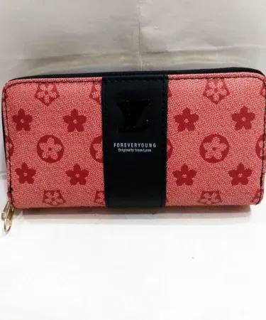 2021 fashion women's long clutch wallet bag with secure zipper closure, ample space for cards, cash, and mobile phone