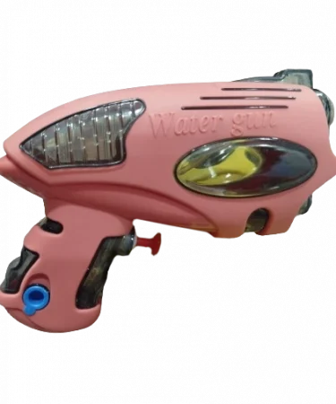 Soak the Fun High-Pressure Water Gun for summer blasts, showing powerful long-distance water spray action, ideal for outdoor play and water fights.