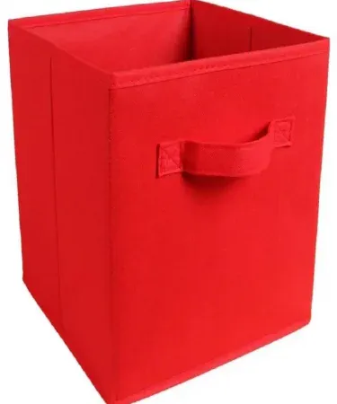 Foldable Fabric Storage Box & Square Cloth Organizer Basket with Dual Handles | Space-Saving Bin for Nursery, Closet, Drawer | Buy Online Khareedo Kharedo Pakistan