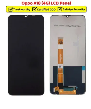 Original Oppo A18 4G LCD Panel replacement display with touch digitizer for screen repair, compatible with Oppo A18 4G model
