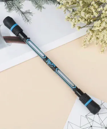 Pen Spinning Mod Stick with weighted ends and anti-slip ergonomic grip for mastering tricks and stress relief.