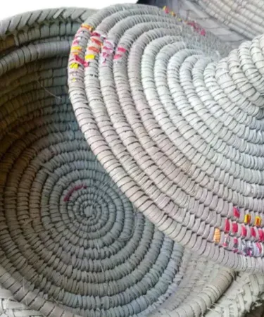 New Hand Woven Pakistani Storage Basket with Lid, Handmade Patari, Traditional Bread Basket, Storage Box, Artisan Crafted Container