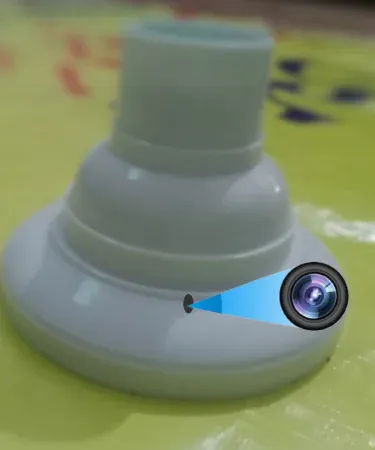 2025 CCTV HD Bulb Holder Camera 1080p Mini WiFi Wireless IP Security Camera