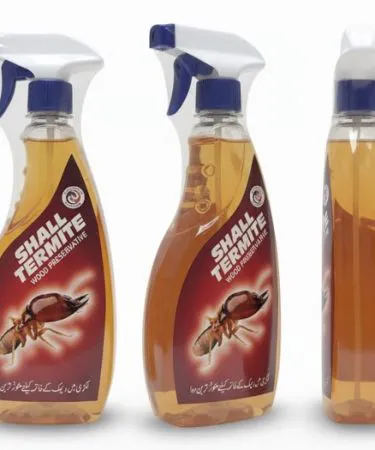 SHALL Termite Killer Wood Preservative Spray, Deemak Ka Khatma, Ready-to-Use Anti-Termite Solution for Wood & Furniture in Pakistan, protects against white ants and wood borers.