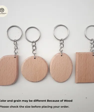 Unfinished Wooden Keychain Blanks Eye Shape for Laser Engraving and DIY Crafts**
