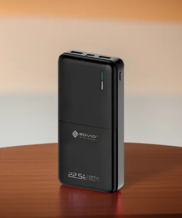 Sovo Powerbank SPB625 20000mAh Refuel Series with dual USB ports and high capacity battery**