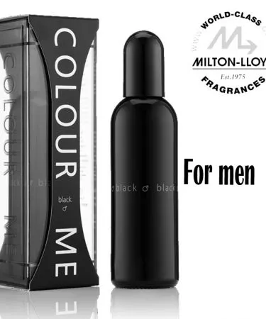 ** Colour Me Black 100ml Bold Long Lasting Perfume for men, sophisticated masculine fragrance with woody amber and musk notes, available with Check on Delivery in Pakistan from Khareedo.
